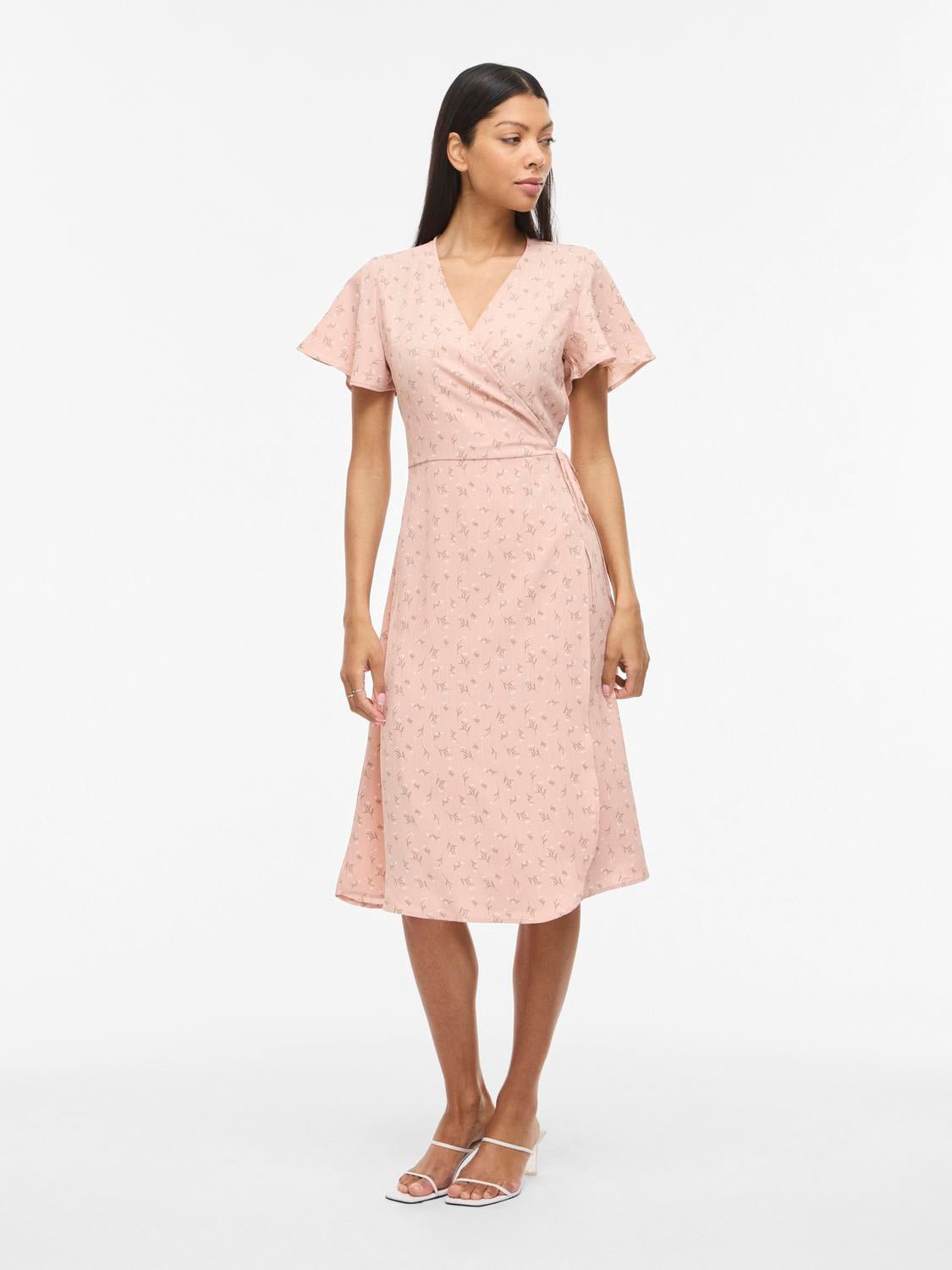 VILOVIE Midi Dress - Misty Rose - VERO MODA & VILA Bergvik